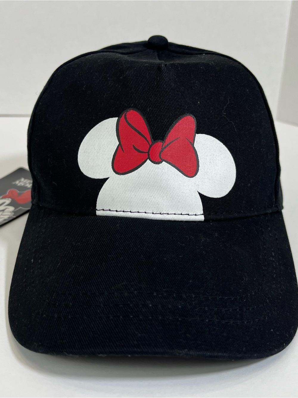 Disney‎ Black Tag Featuring Minnie Mouse Artwork - White & Black